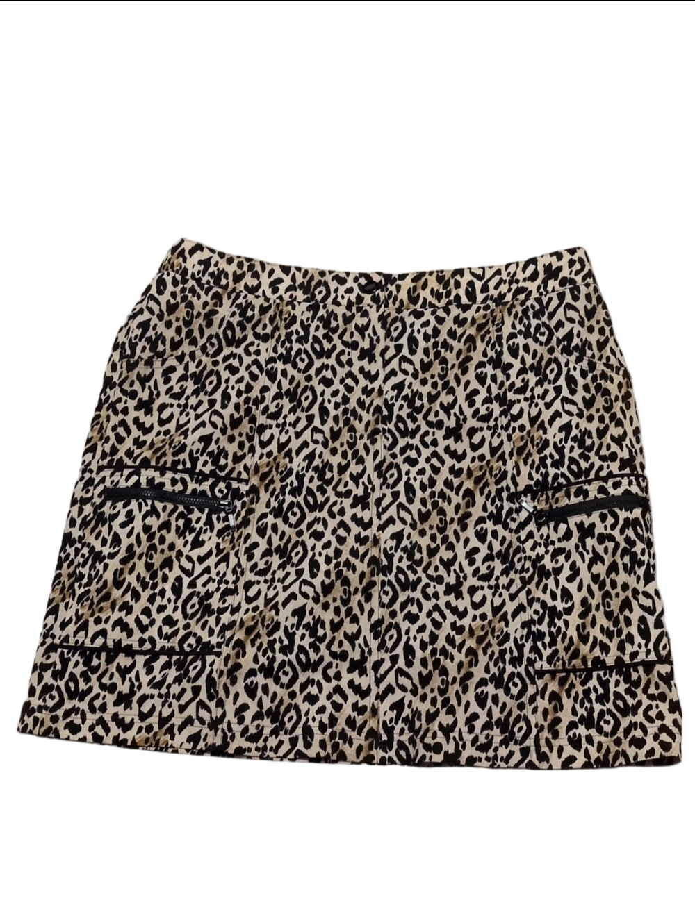 Zenergy By Chicos Cheetah Print Golf Skort Size 0.5 (S/6)